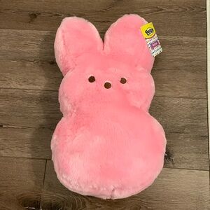 NEW Peeps Plush Bunny Pink. Large Plush. 16”